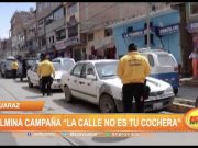 Huaraz: Culmina campaña «La calle no es tu cochera»