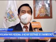 La Libertad: Convocarán paro regional si no hay destrabe de Chavimochic