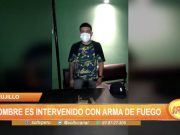 Trujillo: Hombre es intervenido con arma de fuego