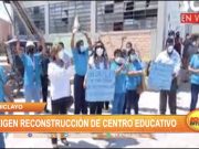 Chiclayo: Exigen reconstrucción de centro educativo