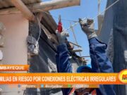 Familia en peligro por conexiones eléctricas irregulares en Lambayeque