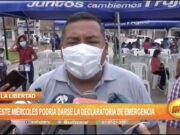 La Libertad: Este miércoles podría darse la declaratoria de emergencia por inseguridad