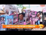 Exigen justicia por presunto feminicidio de Solange Aguilar
