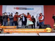Cajamarca: Presidente Castillo participa en inauguración de proyecto