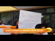 Padres de familia exigen culminación de la remodelación del colegio César Vallejo en Piura