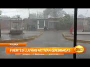 Fuertes lluvias activan quebradas en Huancabamba, Piura