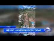 Más de 10 viviendas sepultadas en Pataz