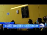 Se inauguró remodelación de colegio Jorge Chávez