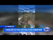 Consejero de Pataz, Luis Rodriguez, gestiona ayuda humanitaria para afectados por derrumbe en Retamas