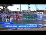 Trabajadores de Essalud en Trujillo exigen mejores condiciones laborales