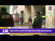 Siguen las incesantes búsquedas de cuatro personas, entre ellos dos niños, tras derrumbe en retamas.