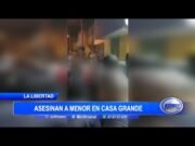 Sicarios asesinaron a menor en Casa Grande