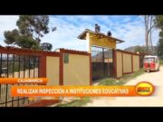 Realizan inspecciones a instituciones educativas en Cajamarca