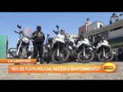 60% de flota policial necesita mantenimiento en La Libertad
