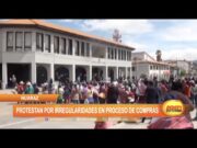 Huaraz: Protestan por irregularidades en proceso de compras
