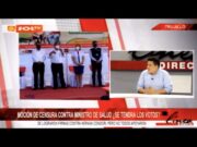 Moción de censura contra ministro de Salud ¿Se tendrá los votos?