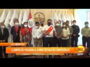 Manuel Llempén se pronuncia sobre el estado de emergencia en La Libertad