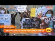 Asegurados protestan por falta de medicamento en el Hospital de Alta Complejidad en La Esperanza