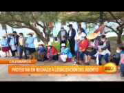 Cajamarca: Protestan en rechazo a legislación del aborto