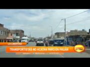 Transportistas en Paiján no acatan paro por alza de combustible