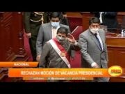 Congreso rechaza moción de vacancia presidencial a Pedro Castillo