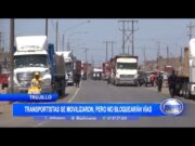 Transportistas se movilizaron pacíficamente en apoyo al paro nacional