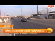 Tránsito libre en Salaverry tras paro de transportistas