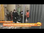 Chiclayo: Obrero muere tras ser aplastado por pared de ladrillos