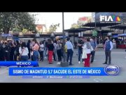 Sismo de magnitud 5,7 sacude el este de México