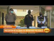 Presentan resultados de operativos policiales