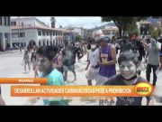 Huaraz: Desarrollan actividades carnavalescas pese a prohibición