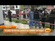 Vecinos reportan cadáver de hombre en parque