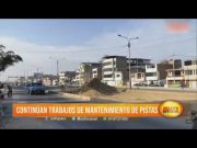 Mejoramiento de pista molesta a vecinos en av. José Gabriel
