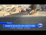 Vecinos se quejan por lento avance de obra en av. José Gabriel