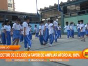 Trujillo: Director de la I.E. Liceo Trujillo a favor de ampliar aforo al 100%