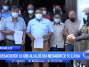 Trujillo: Transportistas en desacuerdo de que alcalde sea mediador de su lucha