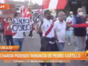 Trujillo: Así marcharon pidiendo renuncia de Pedro Castillo