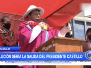 ¿Solución sería la salida del presidente Castillo?