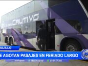 Se agotan pasajes en feriado largo por semana santa