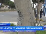 Postes a punto de colapsar pone en riesgo a vecinos de Villa del Salvador