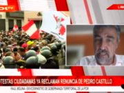 Raúl Molina: «La salida es que asuma Boluarte y no el adelanto de elecciones»
