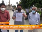 Docentes trujillanos contentos por aprobación del 100% CTS