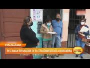 Vecinos reclaman reparación de electrodomésticos a Hidrandina