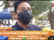 Chiclayo: Se registran 18 fallecidos por covid-19 en lo que va del año