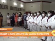 Trujillo: Juramenta nueva directiva del Colegio de Obstetras