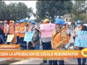 Cajamarca: Exigieron la aprobación de escala remunerativa