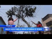 Trujillo: Cables caídos ponen en riesgo integridad de vecinos
