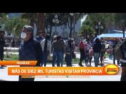 Más de diez mil turistas visitan provincia de Huaraz