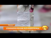 Trujillo: Extorsionadores piden 50 mil soles a regidor provincial