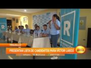 Trujillo: Presentan lista de candidatos para el distrito de Víctor Larco